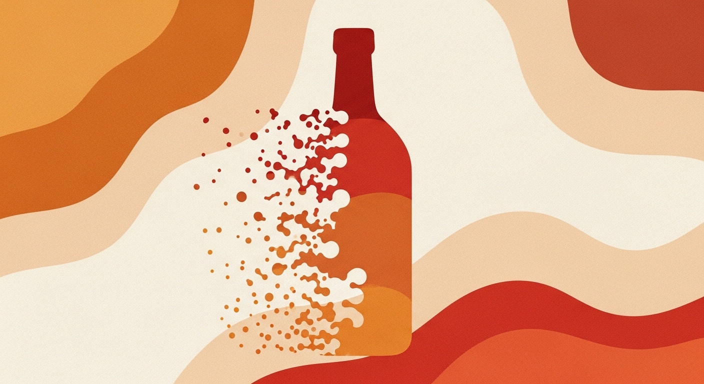 Abstract illustration of Coca-Cola's New Coke failure